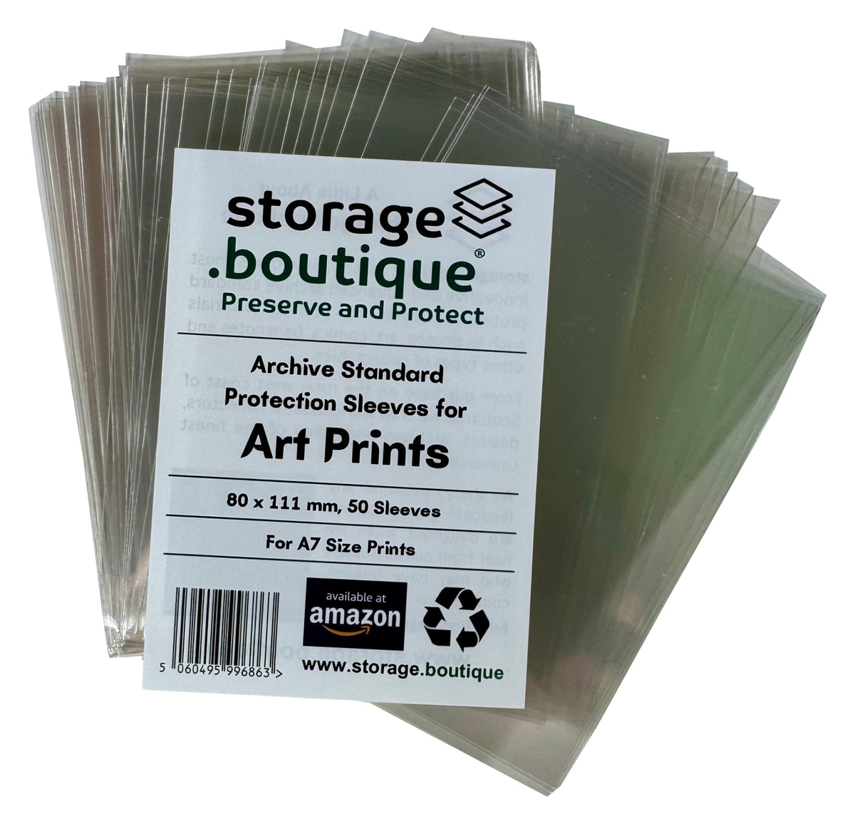 ART PRINT Protection Sleeves, ARCHIVE STANDARD, Acid Free