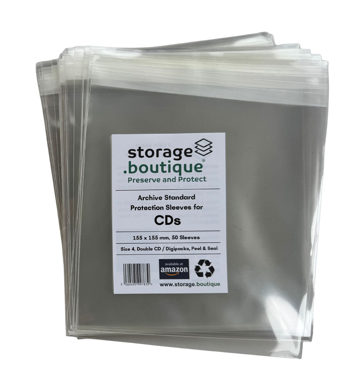 CD Protection Sleeves, ARCHIVE STANDARD, Acid Free