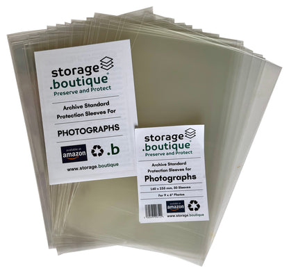 PHOTOGRAPH Protection Sleeves, ARCHIVE STANDARD, Acid Free
