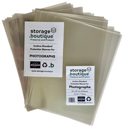 PHOTOGRAPH Protection Sleeves, ARCHIVE STANDARD, Acid Free