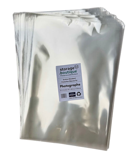 PHOTOGRAPH Protection Sleeves, ARCHIVE STANDARD, Acid Free