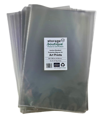 ART PRINT Protection Sleeves, ARCHIVE STANDARD, Acid Free