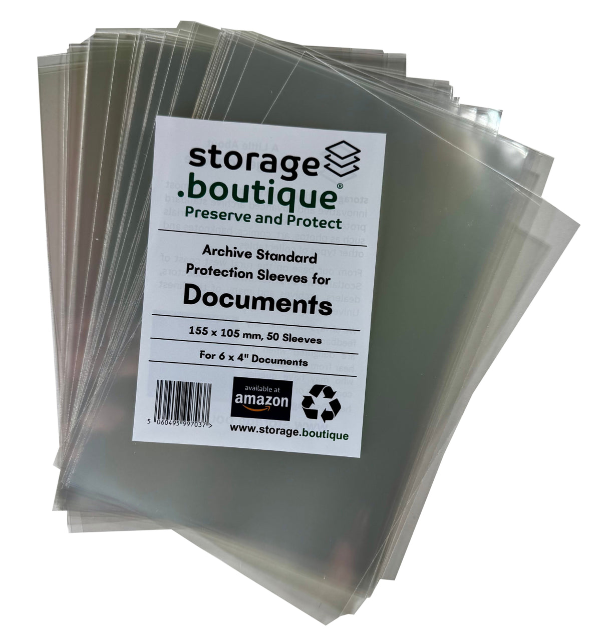 DOCUMENT Protection Sleeves, ARCHIVE STANDARD, Acid Free