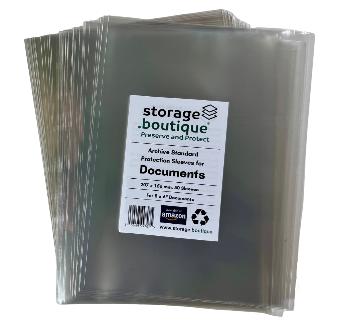 DOCUMENT Protection Sleeves, ARCHIVE STANDARD, Acid Free