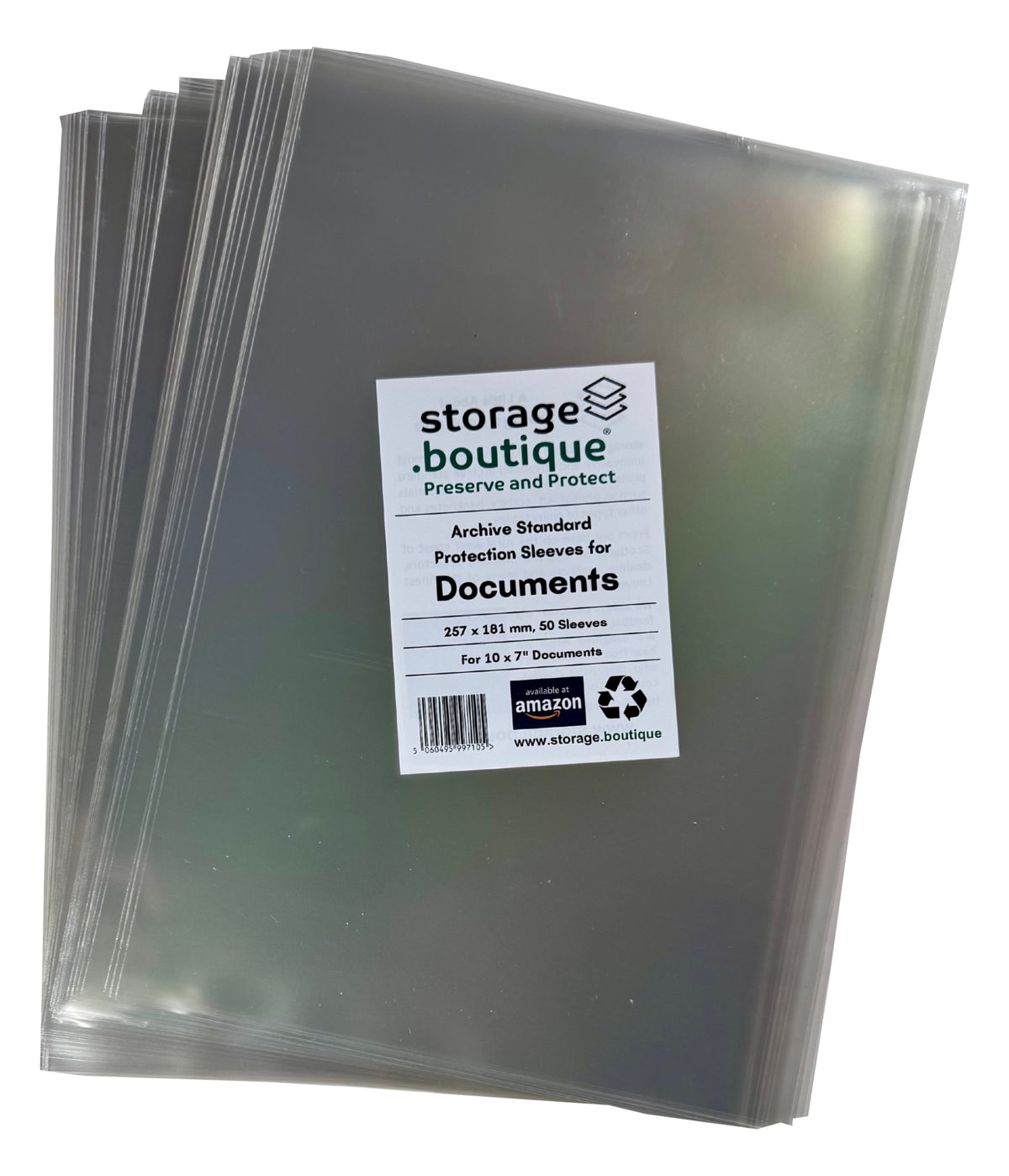 DOCUMENT Protection Sleeves, ARCHIVE STANDARD, Acid Free