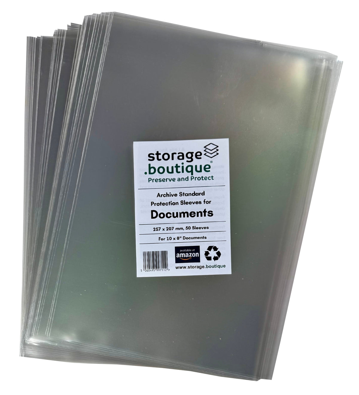 DOCUMENT Protection Sleeves, ARCHIVE STANDARD, Acid Free