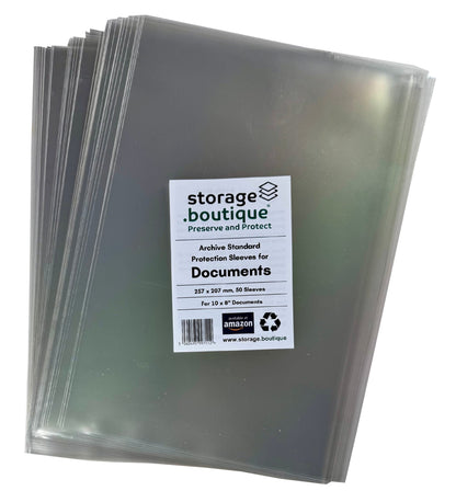 DOCUMENT Protection Sleeves, ARCHIVE STANDARD, Acid Free
