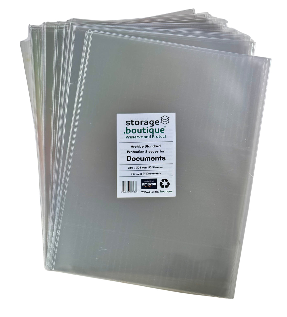 DOCUMENT Protection Sleeves, ARCHIVE STANDARD, Acid Free