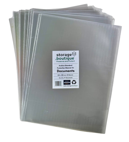DOCUMENT Protection Sleeves, ARCHIVE STANDARD, Acid Free