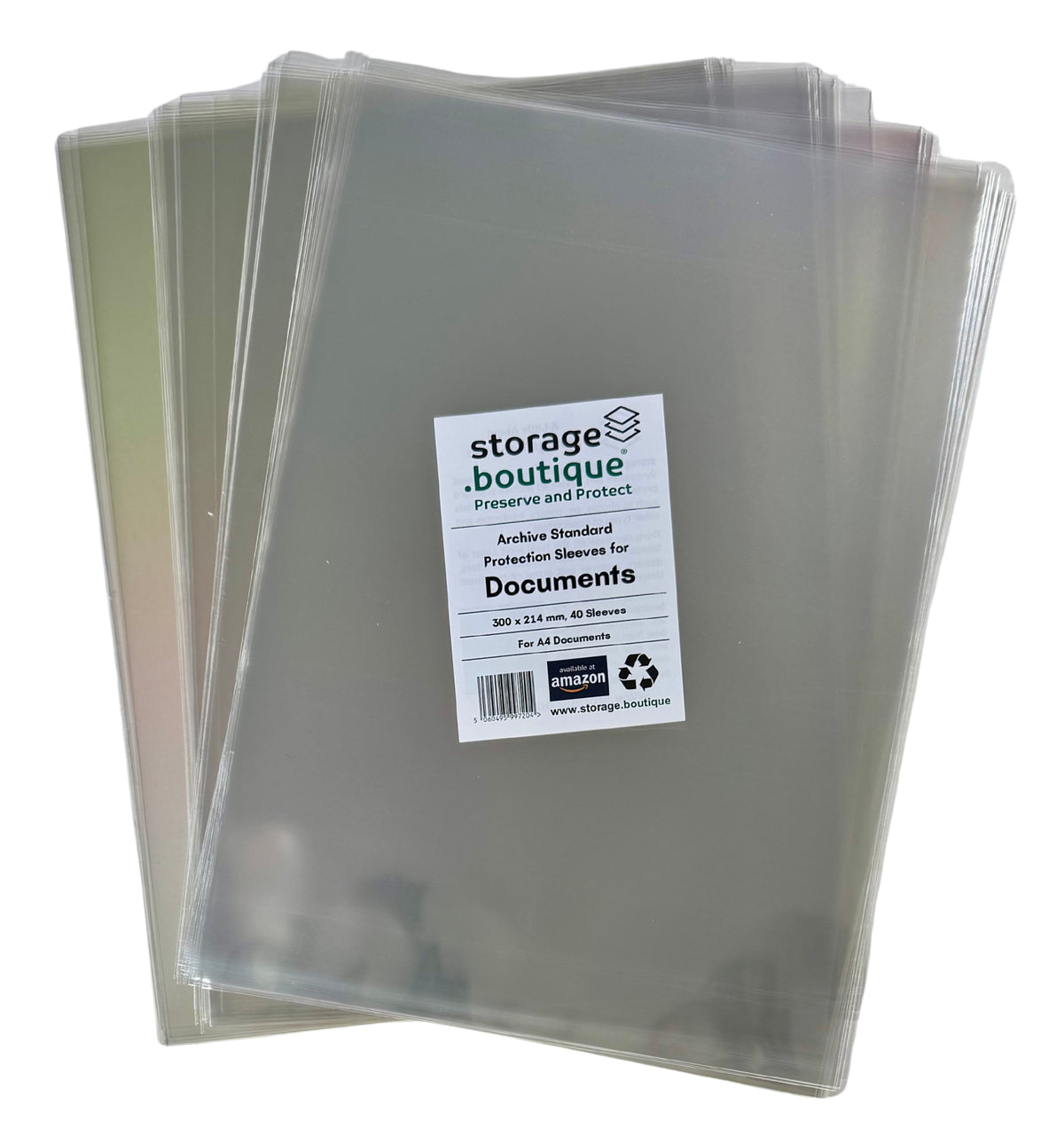 DOCUMENT Protection Sleeves, ARCHIVE STANDARD, Acid Free