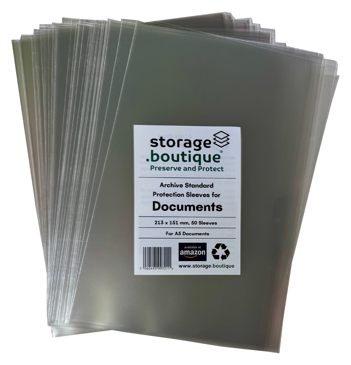 DOCUMENT Protection Sleeves, ARCHIVE STANDARD, Acid Free