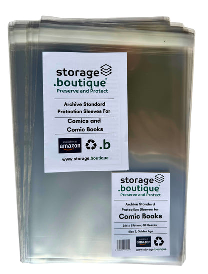 COMICBOOK Protection Sleeves, ARCHIVE STANDARD, Acid Free