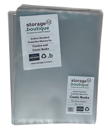 COMICBOOK Protection Sleeves, ARCHIVE STANDARD, Acid Free