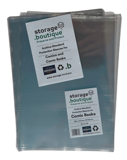 COMICBOOK Protection Sleeves, ARCHIVE STANDARD, Acid Free