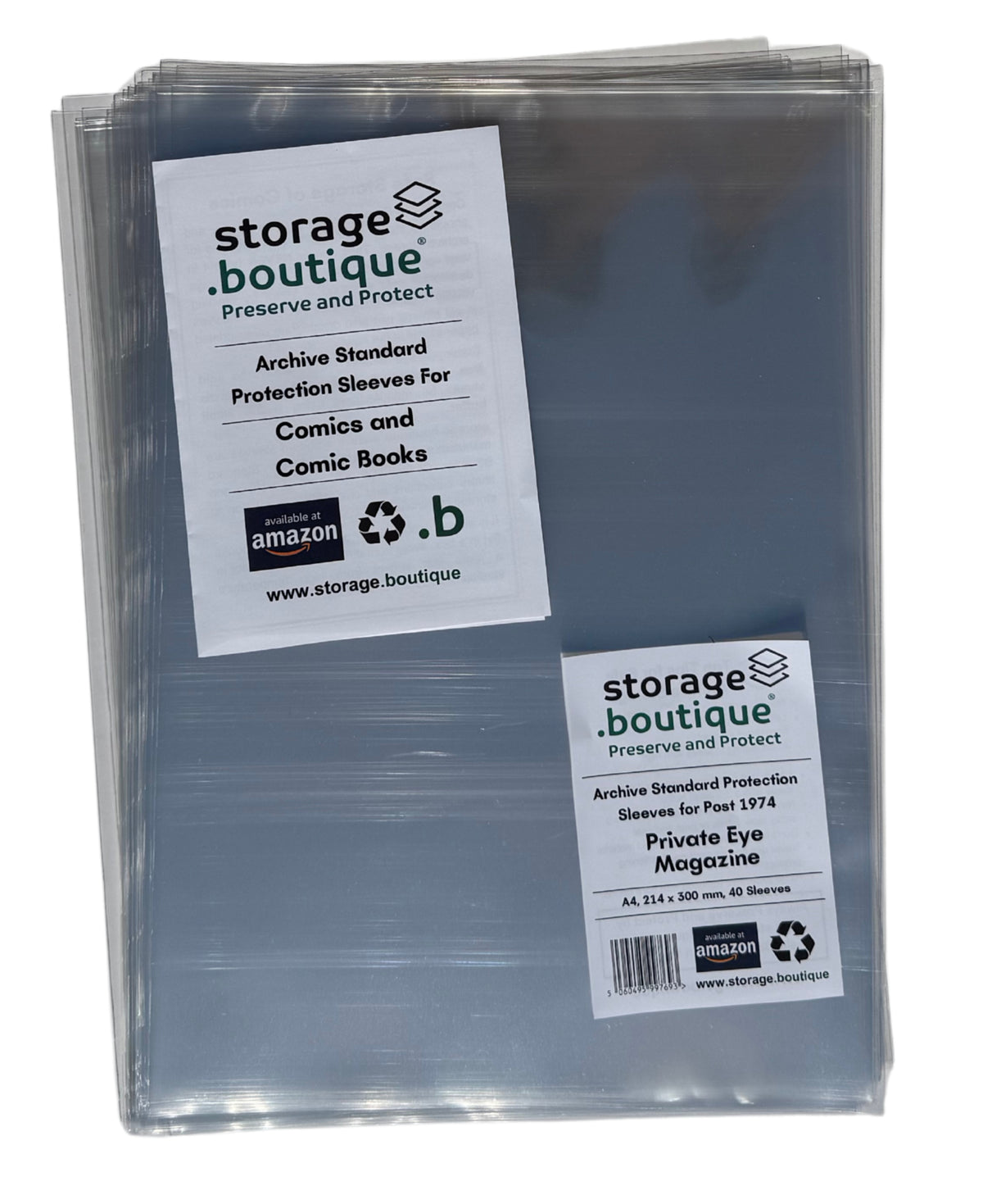 PRIVATE EYE Protection Sleeves, ARCHIVE STANDARD, Acid Free