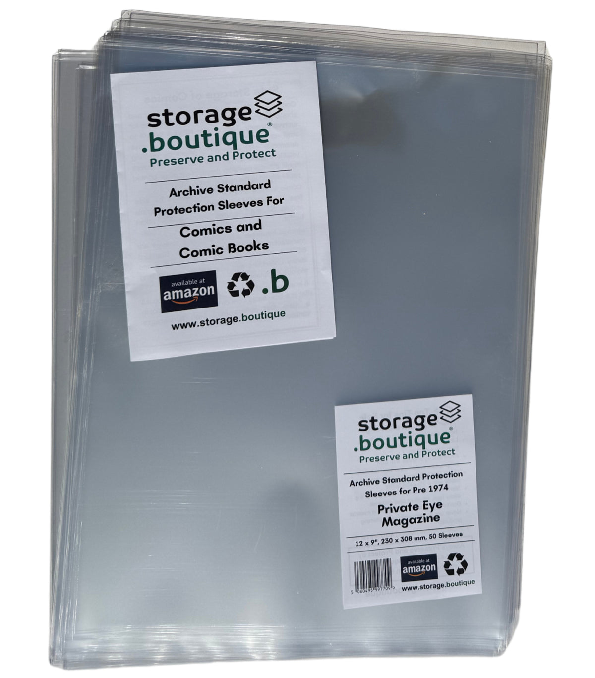 PRIVATE EYE Protection Sleeves, ARCHIVE STANDARD, Acid Free