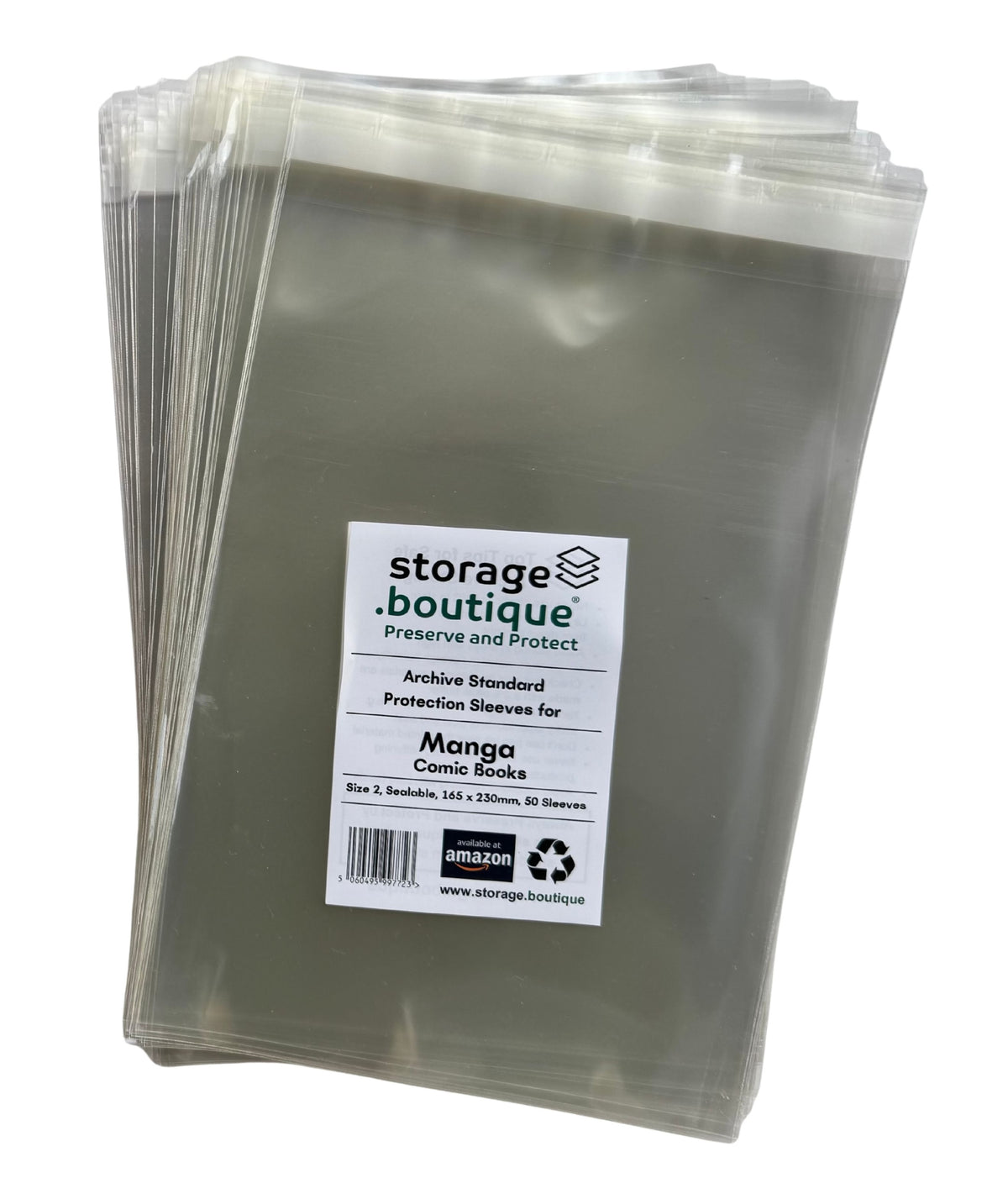 MANGA Comic/Booklet Protection Sleeves, ARCHIVE STANDARD, Acid Free