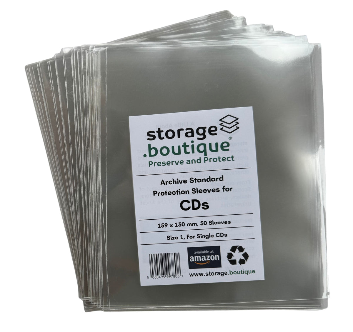 CD Protection Sleeves, ARCHIVE STANDARD, Acid Free