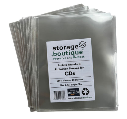 CD Protection Sleeves, ARCHIVE STANDARD, Acid Free