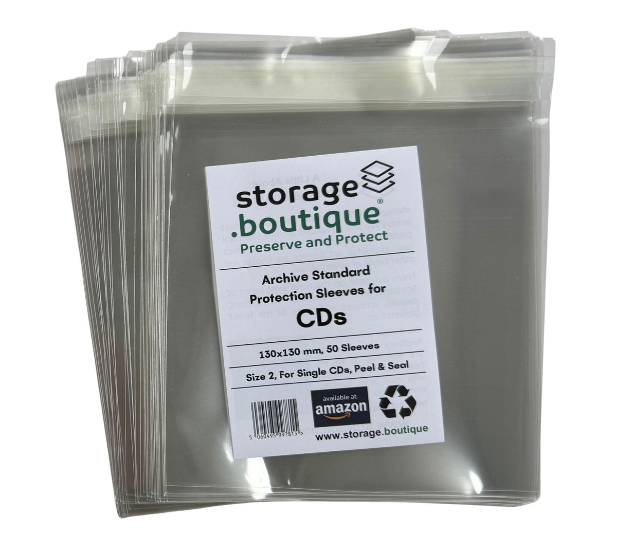 CD Protection Sleeves, ARCHIVE STANDARD, Acid Free