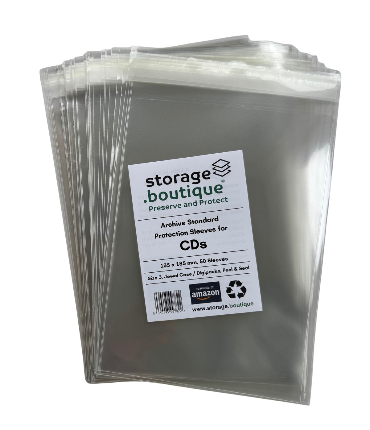 CD Protection Sleeves, ARCHIVE STANDARD, Acid Free
