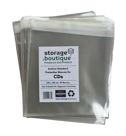 CD Protection Sleeves, ARCHIVE STANDARD, Acid Free