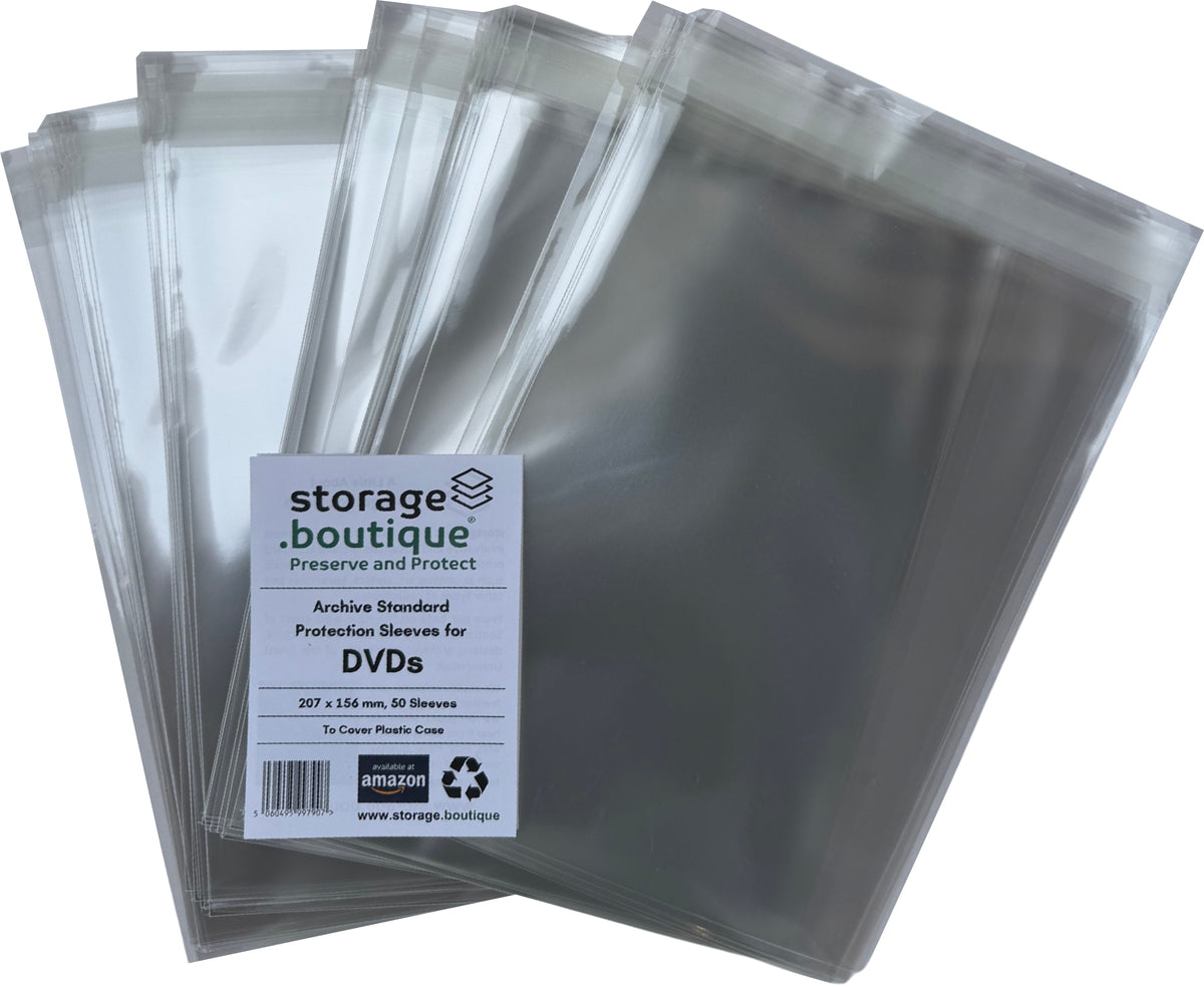 DVD Protection Sleeves, ARCHIVE STANDARD, Acid Free