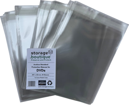 DVD Protection Sleeves, ARCHIVE STANDARD, Acid Free