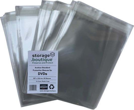DVD Protection Sleeves, ARCHIVE STANDARD, Acid Free