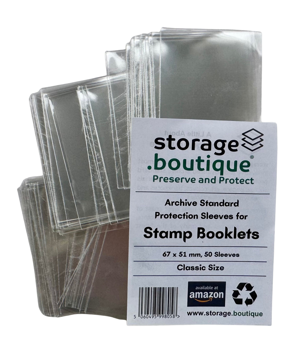 PHILATELY STAMP BOOKLET Protection Sleeves, ARCHIVE STANDARD, Acid Free