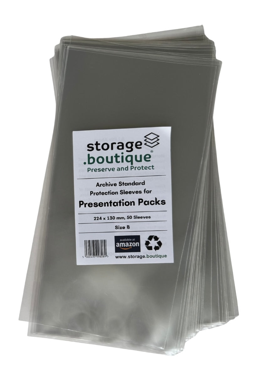 ROYAL MAIL PRESENTATION PACK Protection Sleeves, ARCHIVE STANDARD, Acid Free