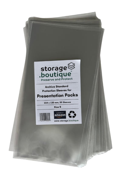 ROYAL MAIL PRESENTATION PACK Protection Sleeves, ARCHIVE STANDARD, Acid Free