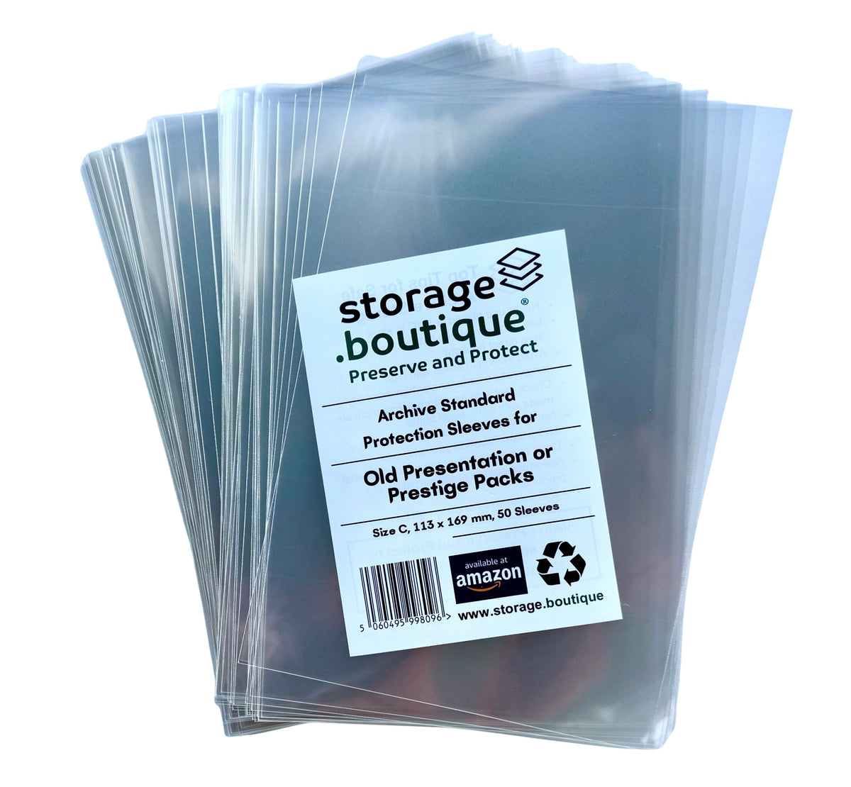 ROYAL MAIL PRESENTATION PACK Protection Sleeves, ARCHIVE STANDARD, Acid Free
