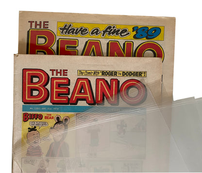 BEANO COMIC Protection Sleeves, ARCHIVE STANDARD, Acid Free