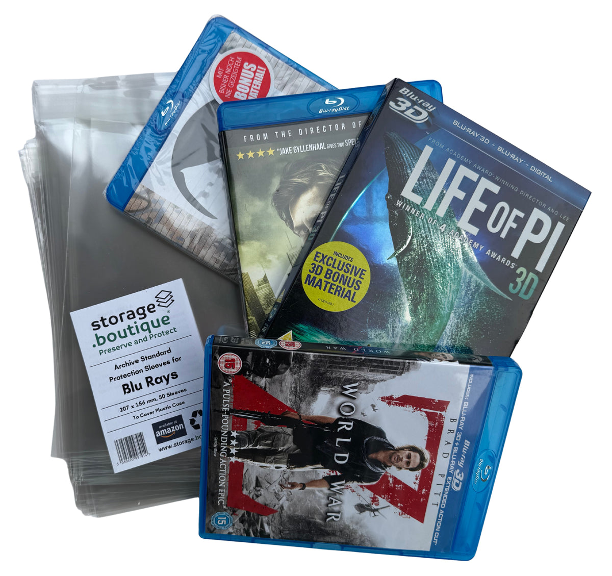 Blu Ray Protection Sleeves, ARCHIVE STANDARD, Acid Free