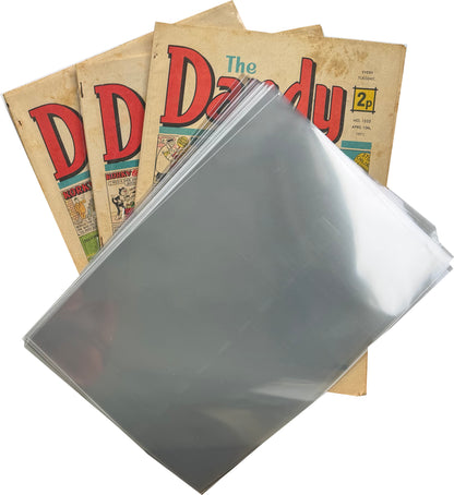 DANDY COMIC Protection Sleeves, ARCHIVE STANDARD, Acid Free