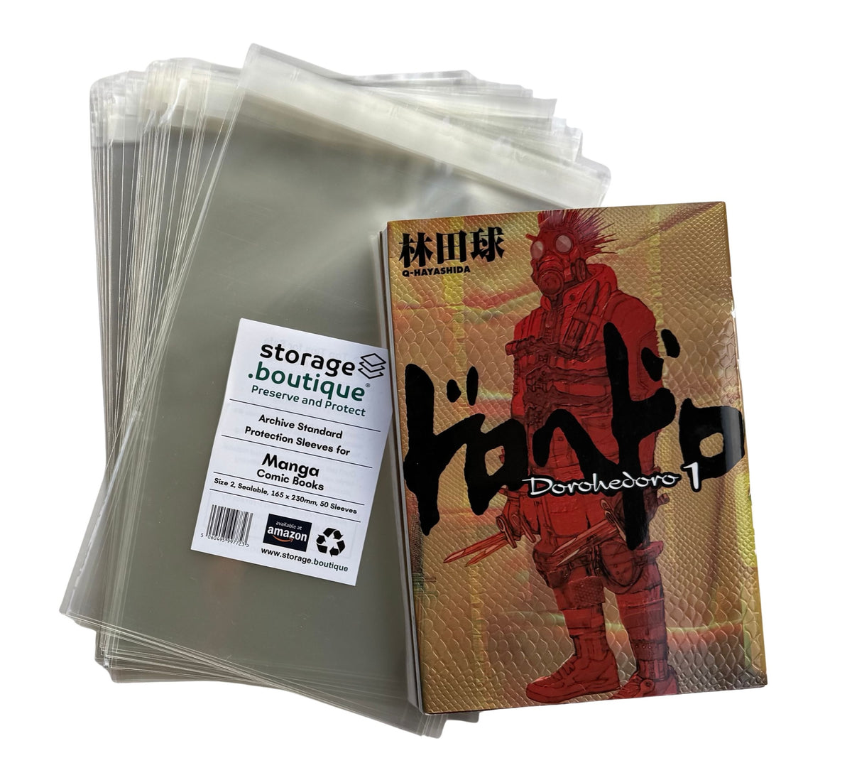 MANGA Comic/Booklet Protection Sleeves, ARCHIVE STANDARD, Acid Free